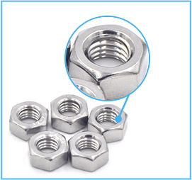 DIN934 Grosir Mur Hex 1/2 Kustom dalam Baja Tahan Karat 304 316 410 M10 A4 80 A2 dengan Lapisan Pasif Berkualitas Tinggi untuk Pertambangan - Product Image 3