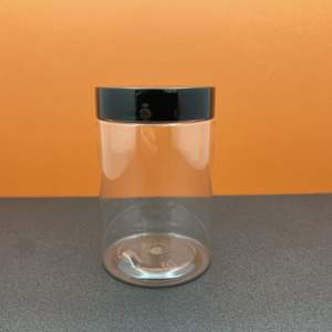 Pot rond en plastique PET transparent de 6 oz, étanche, avec couvercle à vis, capacité de 180 ml, sérigraphie pour savon liquide, articles de soins personnels - Product Image 1