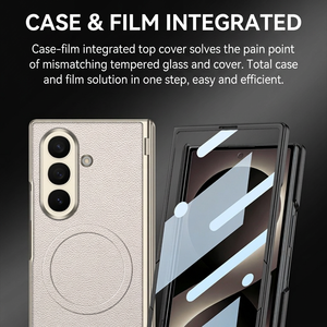 Coque de protection magnétique pliable avec protection de la charnière, compatible avec la charge sans fil, adaptée au téléphone Samsung Z Fold8 Ultra - Product Image 2