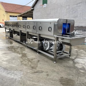 Endüstriyel plastik sandık temizleme yıkama makinesi tüneli kümes hayvanları sandık sepet kutusu yıkama çamaşır makinesi - Product Image 4