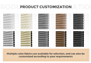 Shading Non-perforated Curtain <strong>Folding</strong> Organ Curtain Cordless Hand Supported Honeycomb Curtain - Product Image 5