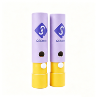 Tube en carton kraft personnalisé résistant aux enfants avec bouton CR et insert de protection en EVA pour emballage de cartouches d'huile