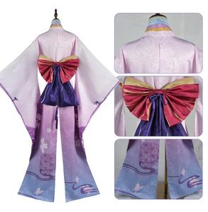 Ecowalson <span class=keywords><strong>Genshin</strong></span> <span class=keywords><strong>Impact</strong></span> Raiden Makoto Baal Cosplay Costume Adulte Carnaval Uniforme Perruque Anime Halloween Mascarade Raiden - Product Image 3