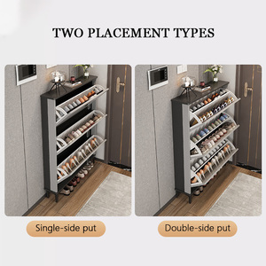 Estraibile tipo armadio per scarpe <span class=keywords><strong>da</strong></span> <span class=keywords><strong>esterno</strong></span> di lusso scarpiera armadio con porta per la conservazione a casa - Product Image 3