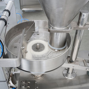 Machine d'emballage verticale pour petites entreprises, pour sachets stick, sachets oreiller, sachets doseurs, sachets pour café <span class=keywords><strong>moulu</strong></span> 100g, sachets pour noix grillées, sachets pour aliments pour animaux de compagnie et sachets pour snacks - Product Image 4