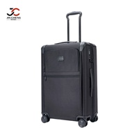 Valise d'affaires en tissu Oxford extensible avec serrure TSA et roues pivotantes, bagage de voyage cabine, vente en gros, logo personnalisé