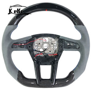 Volant universel en fibre de carbone LED pour <span class=keywords><strong>Audi</strong></span> A4 A5 A6 A7 A8 Q5 Q7 Q3 RS3 Modèles <span class=keywords><strong>Sport</strong></span> Design personnalisé - Product Image 1