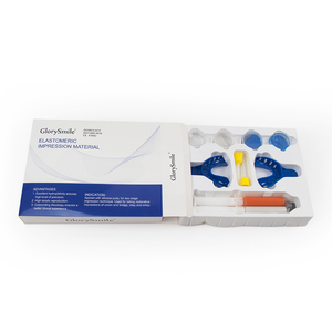 Kit di stampi per denti in mastice per materiale da impronta dentale in Silicone personalizzato all'ingrosso con vassoi