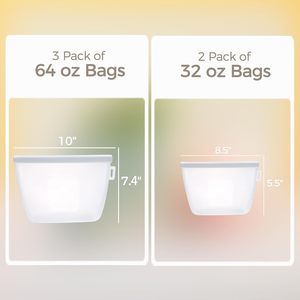 Wholesale BPA Free 240ml 360ml 500ml 1000ml Reusable Waterproof Eco Friendly Microwavable Kitchen Foldable Freshness - Product Image 4