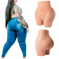 Culottes rembourrées en silicone pour les fesses artificielles, sous-vêtements pour travestis, hanches en silicone, taille amincissante pour femmes