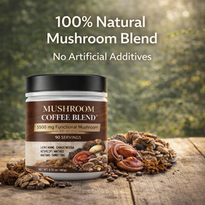 Café Orgánico <span class=keywords><strong>en</strong></span> <span class=keywords><strong>Polvo</strong></span> con Hongos, 90 Porciones, Mezcla Funcional con Melena de León, Reishi y Chaga, Suplemento para Energí<span class=keywords><strong>a</strong></span> y Concentración, Venta al Por Mayor - Product Image 3