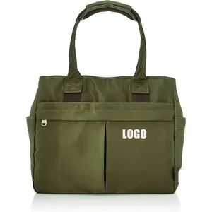 Özel Logo Polyester Tote Laptop çantaları seyahat için kapakları iş not defteri çanta Totebags yüksek kaliteli bilgisayar çantaları