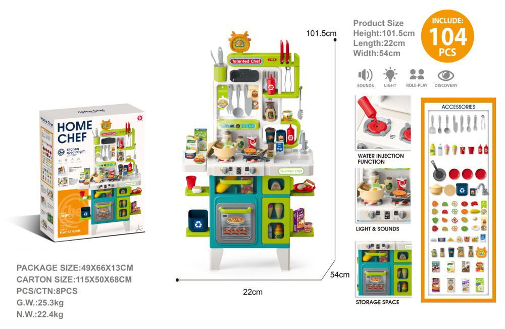 BY924647 100 cm 104 pièces