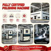 Machine de polissage automatique de tuyaux en acier inoxydable à haute rigidité, équipement de finition miroir CNC pour tubes métalliques ronds