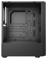 High Airflow Mid Tower Tempered Glass Fish tank Pc case Cubic Unique Pc case Support Fans