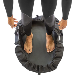 Sac de transport pour combinaison de plongée, kit d'accessoires de surf étanche pour garder la combinaison et la voiture propres, en polyester imperméable avec cordon de serrage pour le surf et le changement de tenue - Product Image 1