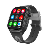 Montre connectée pour enfants à grande mémoire, montre connectée GPS haut de gamme avec interphone, caméra HD, étanche, montre 4G intelligente pour enfant D18