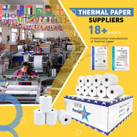Hoge Kwaliteit Thermisch Printpapier Rollen Groothandel Duurzaam Betrouwbaar Glad Oppervlak Geschikt Voor Pos Machines China Thermisch