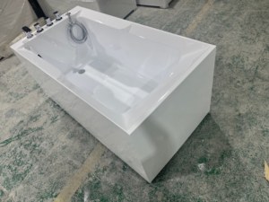 Baignoire de massage à prix avantageux, nouvelle vente chaude, baignoire à remous intérieure autoportante, baignoire en acrylique avec jets d'air, jacuzzi - Product Image 5