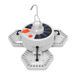 Luz LED solar para camping, recargable, portátil, iluminación exterior para el hogar, mercado nocturno, uso de emergencia V126 - Product Image 2
