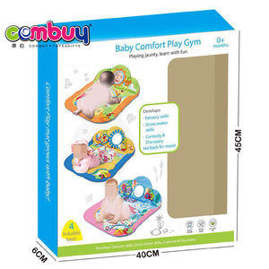 Juguetes para gatear sentado, <span class=keywords><strong>manta</strong></span> para bebé, deportes musicales, alfombrilla de juego de algodón suave educativa con espejo para Picnics - Product Image 6