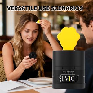 SEVICH Crème Correctrice Capillaire Premium 4g Poudre Imperméable pour Racines Instantanées <span class=keywords><strong>Noir</strong></span> Mat pour Couvrir la Ligne des <span class=keywords><strong>Cheveux</strong></span> - Product Image 5