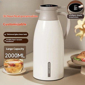 Thông Minh Hiển Thị Kỹ Thuật Số Phích Ấm Đun Nước Bình 24-36 Giờ Cách Nhiệt Thân Thiện Với Môi Xách Tay Chân Không Bình Cho Nhà Ngoài Trời Sử Dụng - Product Image 2