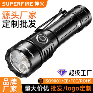 ซุปเปอร์ไฟร์ L21 ไฟฉาย LED แบบชาร์จไฟได้พลังงานสูงไฟฉุกเฉินกลางแจ้ง 21700 แบตเตอรี่ - Product Image 3