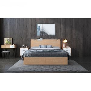 Cama Doble Moderna de Alta Calidad con Armazón de Cuero, Tamaño King/Queen, con Almacenamiento, Gran Venta 2022 - Product Image 3