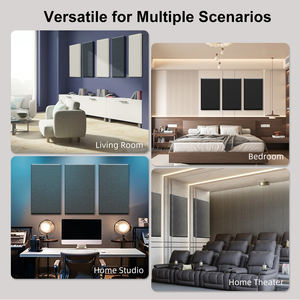 Panel de Pared Decorativo Moderno, Revestido de Tela, Protección Ambiental Interior, Absorción Acústica y Reducción de <span class=keywords><strong>Ruido</strong></span> - Product Image 6