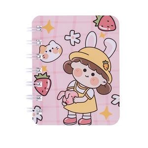 دفتر ملاحظات صغير محمول A7 مخصص الطباعة بنمط كرتوني وصفحات مسطرة للطلاب - Product Image 2