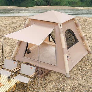 Factory Direct Wholesale Oxford Cloth Thickened Portable Automatic Rainproof Outdoor Camping Inflatable Tent - Product Image 1