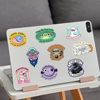 50 autocollants amusants de dessins animés sur le thème de la santé mentale pour décorer téléphone, ordinateur portable, cadeau de fête