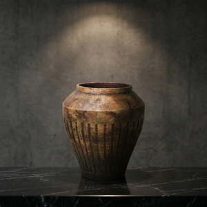 Vaso <span class=keywords><strong>in</strong></span> <span class=keywords><strong>Cemento</strong></span> Liscio e Lucido, Stile Vintage Retrò, per Piante da Interno, Felci e Succulente - Product Image 2