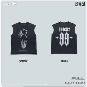 Camiseta lavada con gradiente para Hombre, Camiseta <span class=keywords><strong>sin</strong></span> mangas personalizada Vintage Lisa desgastada, Camiseta <span class=keywords><strong>Sin</strong></span> Mangas Para Hombre - Product Image 4