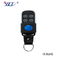 Télécommande à quatre boutons avec couvercle coulissant, compatible avec le Vietnam YET2155CTO, capable de copier les codes fixes/à défilement, émetteur RF