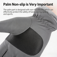 Guantes cálidos para hombre, para invierno y otoño, con pantalla táctil, a prueba de viento, forro polar grueso, para esquiar, ciclismo, protección al aire libre, térmicos, antideslizantes, con forro