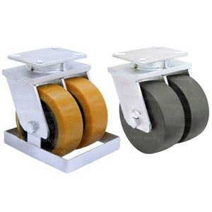 SS 5 6 8 10 12 16 Zoll Doppel räder Hochleistungs-<span class=keywords><strong>Kingpinless</strong></span>-Nachlauf - Product Image 1