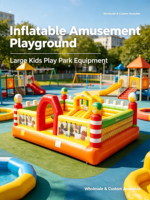 Parc de jeux gonflable commercial intérieur, grande structure gonflable avec toboggan pour enfants, divertissement en plein air