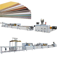 Chine Ligne de production d'extrusion de panneau de mur de PVC de 200mm/usine en plastique de machines de fabrication de panneau de mur