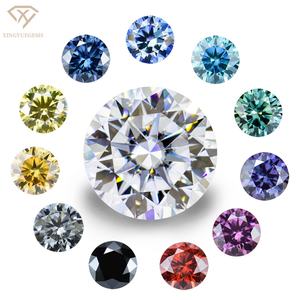 Supplier Top Quality Loose Moissanite Round Brilliant Cut 8Heart & 8Arrow Moissanite Diamond DEF White Color for <b>Jewelry</b> Making - Product Image 4