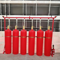 Prix d'usine FM200 Système de suppression automatique des incendies Eau et poudre sèche (ABC) avec extincteur CO2 et eau en laiton