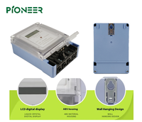 Medidor Digital Monofásico de Alta Precisión de 220V con Pantalla LCD y Construcción de Plástico