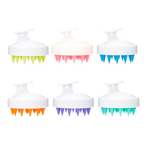Guangzhou Nunu Scalp Massage Brush Colorful <b>Silicone</b> Hair Cleaning <b>Tool</b> For Bath And Shampooing - Product Image 5