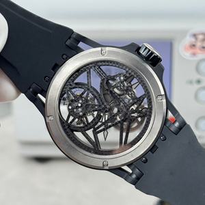 Reloj de pulsera de alta calidad con movimiento mecánico y logotipo OEM personalizado de fábrica, reloj de pulsera versátil y moderno para hombre - Product Image 2