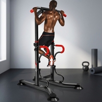 Barre parallèle horizontale multifonctionnelle en acier pour entraînement intérieur, équipement de traction domestique sur pied
