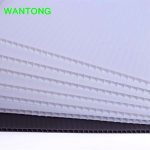 Prix d'usine 4mm Feuilles de polypropylène alvéolaire en plastique ondulé blanc - Product Image 2