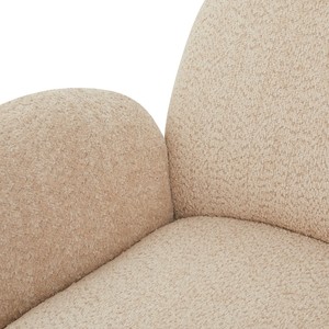 Fauteuil d'appoint pivotant capitonné pour salon et salle à manger, confortable et rembourré, au design moderne pour la décoration de la maison, du bureau et de la chambre. - Product Image 5