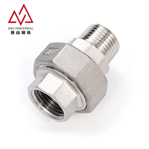 Unión Roscada de 1/4'' Macho-Hembra de 65 mm, Unión de <span class=keywords><strong>Acero</strong></span> <span class=keywords><strong>Inoxidable</strong></span> <span class=keywords><strong>para</strong></span> Tuberías con Rosca NPT, Evita Fugas de Forma Eficaz - Product Image 1