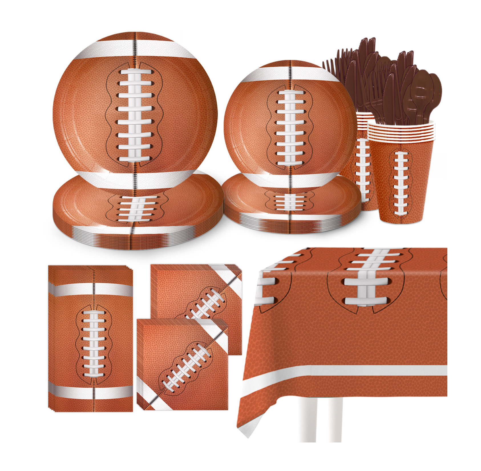conjunto marrón